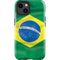 Brazil Flag iPhone 14 Plus Impact Case